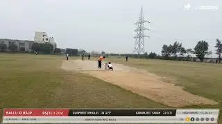 BALLU XI Rajpura vs Lalli warriors | Live - Rajpura ANGELS valley Cricket Academy  Rajpura