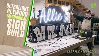 Ultralight Plywood Mechanical Sign Build