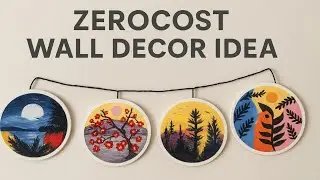 DIY :Wall Decor Idea from Waste Plates | Old Plates Painting | Zero Cost DIY | @MaffDIYZone
