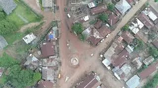 【Sierra Leone】Bumbuna Town&lsquo;s View through DJII drone【航拍塞拉利昂本布纳镇】