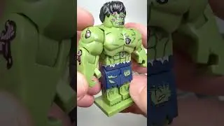 LEGO Lizard Big Figure | Rhino Bid Figure | Marvel Zombies | Zombie Hulk  Zombie Abomination #Shorts