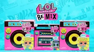 How To Unbox Remix Hair Flips and Pets | L.O.L. Surprise!