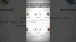 Barcelona can'&rsquo;t be talking😭 #realmadrid #realsociedad #barcelona #laliga