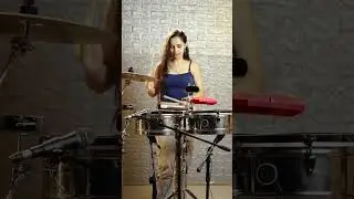 Gina Botia Having Fun Playing Timbales | CongaChops.com Practice Loop App Vol 2