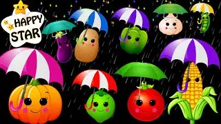 The Rain Dance! Happy Star Summer Dance Party | Cartoon Animation and Music for Kids | Baby Sensory