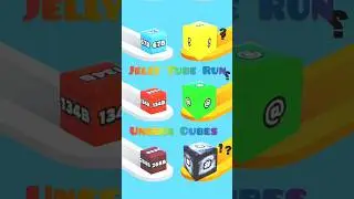 🌌 Jelly Tube Run 2048 &ndash; Невидимые кубики (67B &rarr; @) #шорты