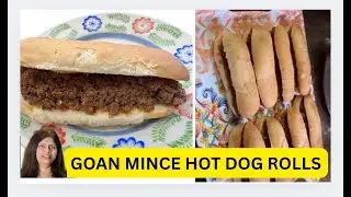 Goan Mince Hot Dog Rolls / Mince Rolls / Mince Hot Dog / Kheema Hot Dog / With English Subtitles