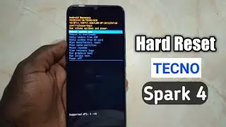 TECNO Spark 4 Hard Rest без ПК (сброс к заводским настройкам)