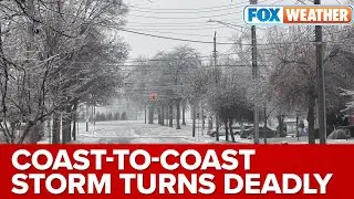 Coast-to-Coast Storm Hits Michigan Hard, Firefighter Killed By Downed Power Line