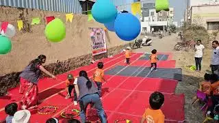 Collect Same Color Ball Drop Other Side | Running Between Game | My Choice School