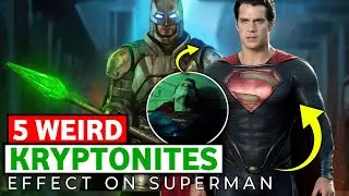 5 weird kryptonite and it's effect on superman #superman #batman #kryptonite