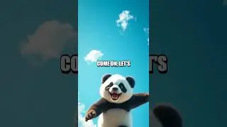 Panda's Whimsical Cloud Racing Adventure