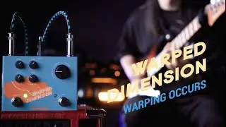 Sonicake Warped Dimension Digital Modulation pedal, with 4-Mode Chorus, Flanger, Phaser & Tremolo