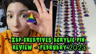 Zap Creatives Acrylic Pin Review VS Sticker Mule Acrylic Pins