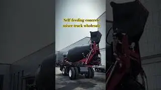 Wholesale and customization of 3.5 m3 self-feeding concrete mixer truck