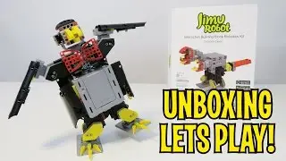 Unboxing & Let's Play : UBTECH Jimu EXPLORER Level Robot Kit  (FULL REVIEW + Penguin Build)