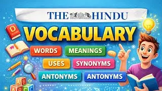 The Hindu Vocabulary |DailyImportant20December 2025#english