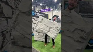 HUGE Precast Concrete Retaining Wall Block! #concrete #construction #landscaping