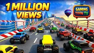 Monster truck 🚛 racing 🐎🏎️ monster car driver adventure colour full car 🚗🚨