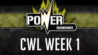 CWL Power Rankings - Week 1 - MLG Pro League Competitive CoD Bo4