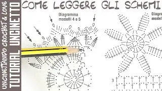 Tutorial Uncinetto - Come Leggere uno Schema: Circolare, a Righe, e per fare Amigurumi