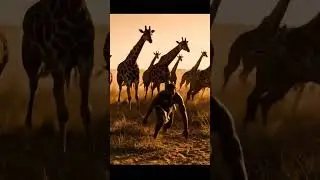 man attacked by giraffe #giraffe  #monster