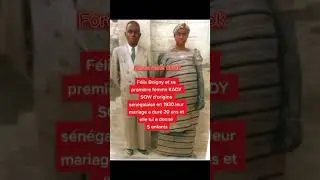 F&eacute;lix Houphou&euml;t Boigny et Kady Sow