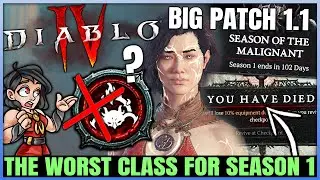 Diablo 4 - Sorcerer is Broken - BIG Patch 1.1 Buffs We Need - Fix the WEAKEST Class in Season 1...