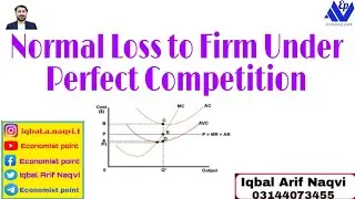 Normal Loss to Firm Under Perfect Competition || Diagram of Normal Loss | @EconomistPoint