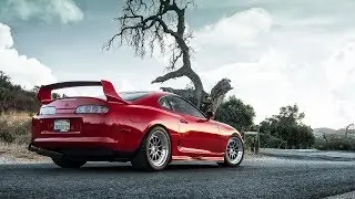 Toyota Supra в цвете Renaissance Red MKIV &mdash; профиль клиента CCW Wheels &mdash; Джерри Моралес