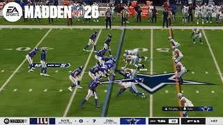 Madden NFL 26 -Giants vs Cowboys - Gameplay (PC) [Camera Mod]