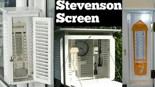 The Stevenson screen - Meteorological station box .