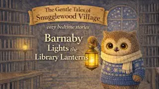 Barnaby Lights the Library Lanterns 🕯️ | Gentle Bedtime Story for Children | Snugglewood Village