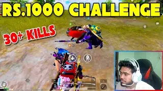 30 Kills - 1000Rs Challenge || Can we Get 31 Kills!!