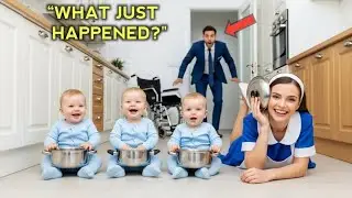 He Hid Cameras to Protect His Disabled Triplets&hellip; What the Maid Did Left Him Speechless