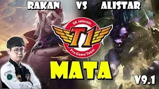 [ SKT T1 Mata ] - Rakan vs Alistar Support - Patch 8.24 KR Ranked - KDA 0/1/19