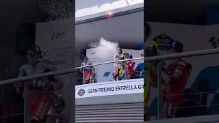Perayaan Podium Jerez Spanyol | #motogp