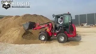 Driving our new Electric Compact Wheel Loader | Heracles H220E