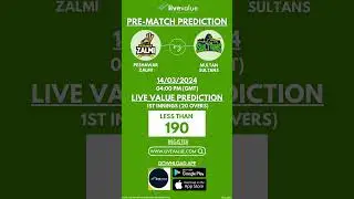 Peshawar Zalmi vs Multan Sultans - Pre Match Prediction (14/03/2024) | T20 Match