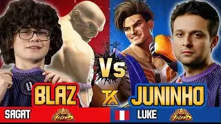 🔥 SF6 ▰ BLAZ (Sagat) vs JUNINHO-RAS (Luke) ▰ Street Fighter 6 🔥