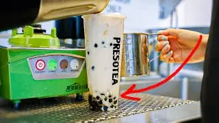 Fresh Boba Tea made to order! | Twainian Drinks [ASMR]