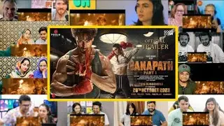 Ganapath teaser reaction | Ganapath teaser mashup | Ganapath teaser reaction | Tiger shroff | kriti🔥