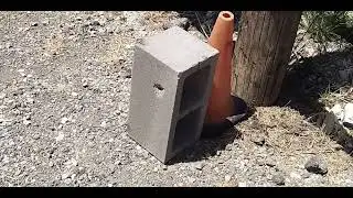 Common Sense Shooting - .223/ 556 VS Cinder Block - Hornady Tap 53gr - M193 55gr - M855 62gr