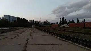 Тепловоз 3ТЭ10М-1246А с поездом N341 Москва - Кишинёв, станция Кишинёв