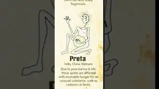 Types of Mythical Creature || Preta || #shorts #youtubeshorts