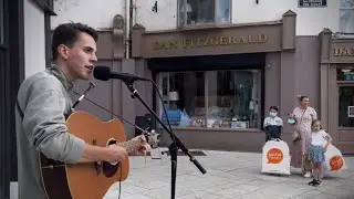 DIAMANTINA DROVER // Redgum cover // Busking in Ireland