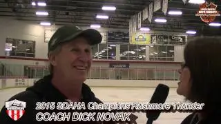 Coach Dick Novak of Rushmore Thunder