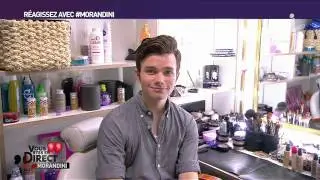 Chris Colfer - Vous &ecirc;tes en direct (VEED) - before the show