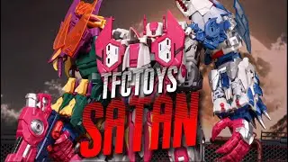 Finally！TFCTOYS SATAN 5 IN 1 Abominus Terrorcons stop motion！
