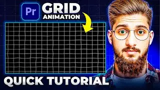 How to Create Animated Grid Background Inside Premiere Pro - Quick Tutorial
